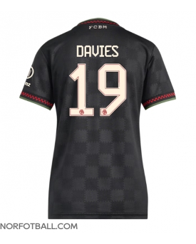 Billige Fotballdrakt Bayern Munich Alphonso Davies #19 Replika Tredjedrakt Dame 2025-26 Kortermet